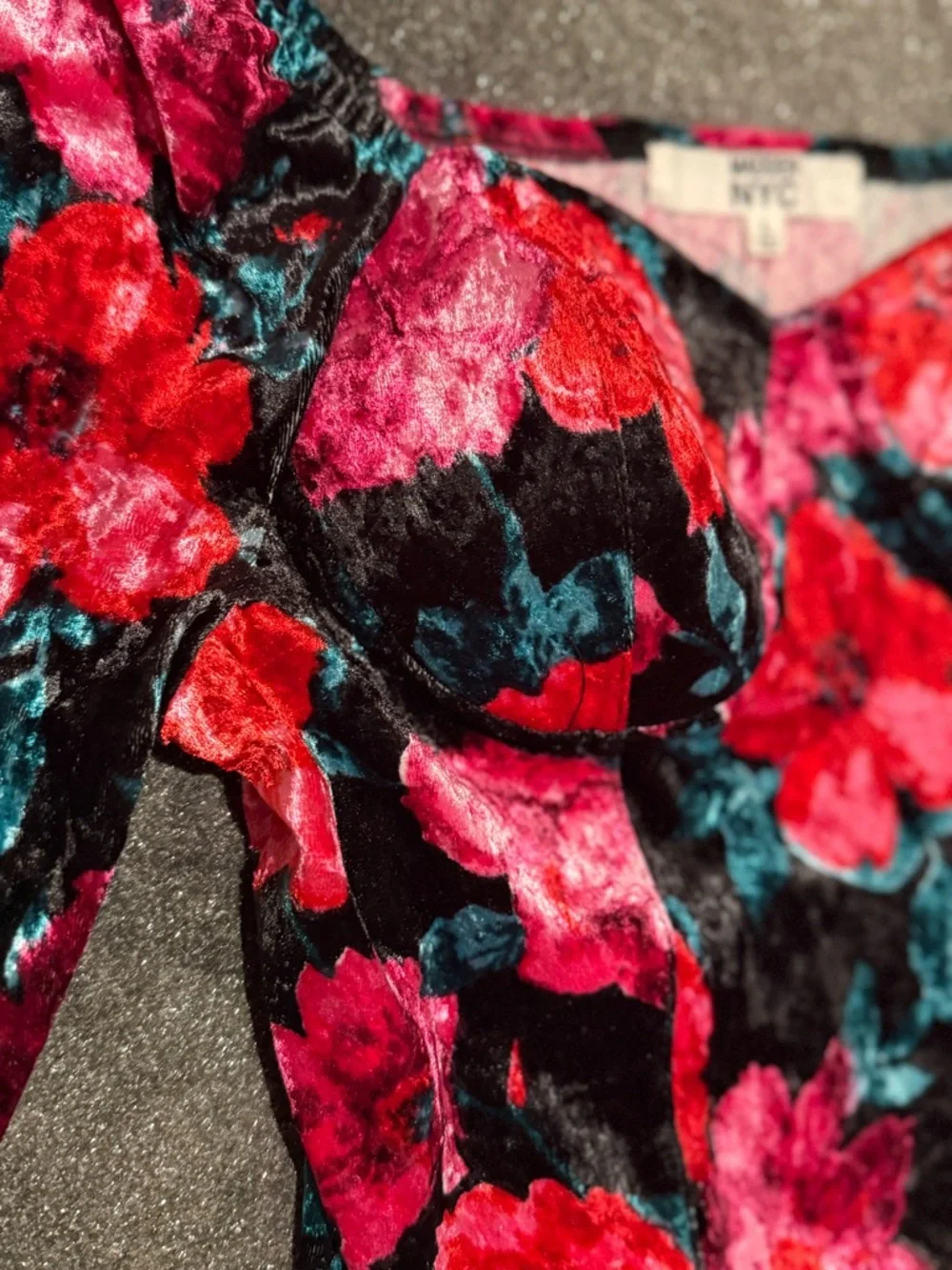 Steve Madden Y2K velvet floral dress!